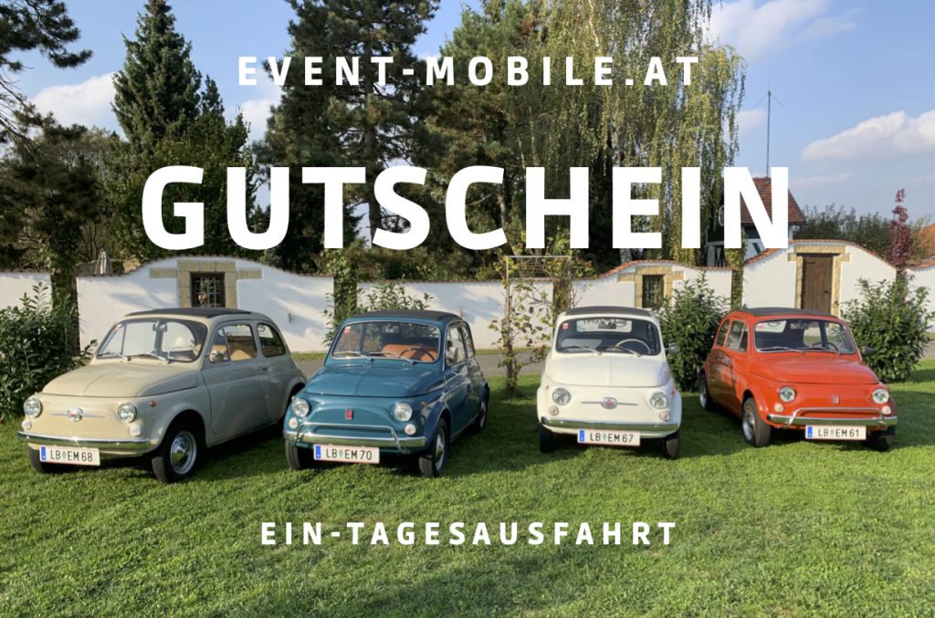 Gutschein Ein-Tagesausfahrt Fiat 500
