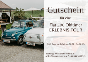 Fiat 500 Oldtimer ERLEBNIS.TOUR