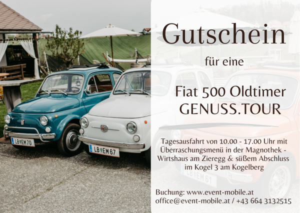 Fiat 500 Oldtimer GENUSS.TOUR